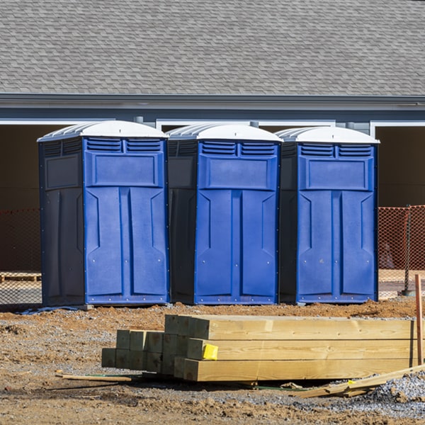 are there any restrictions on where i can place the portable restrooms during my rental period in Bunker Hill Oregon